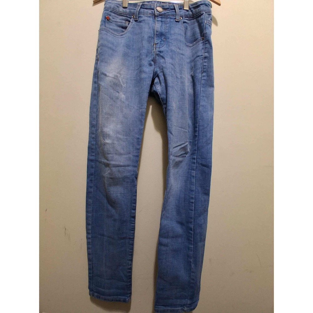 Bench Overhauled Denim Jeans Men's Size 31 Light‎ Wash Slim Fit Casual READ